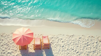 Top view summer vacation concept, travel background