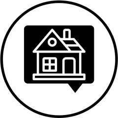 Vector Design House Chat Icon Style