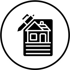 Vector Design House Documents Icon Style