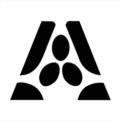 a letter logo with  letter icon