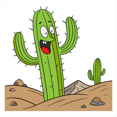 cactus icon with cactus logo
