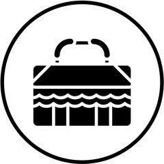 Vector Design Suitcase Icon Style