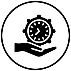 Vector Design Time Management Icon Style