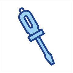 Screwdriver Icon Single Vector Collection 