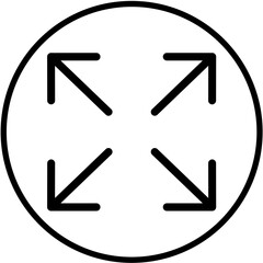 Vector Design Maximize Icon Style