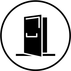 Door Vector Design Icon Style