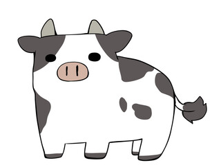 まるっこい 牛
