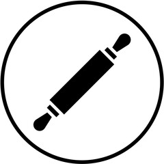 Vector Design Rolling Pin Icon Style