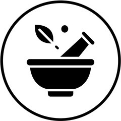 Vector Design Mortar Icon Style