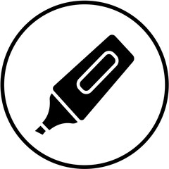 Vector Design Highlighter Icon Style