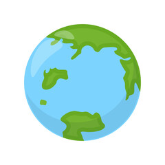 Illustration of Earth Globe