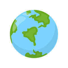 Illustration of Earth Globe