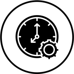 Vector Design Time Management Icon Style