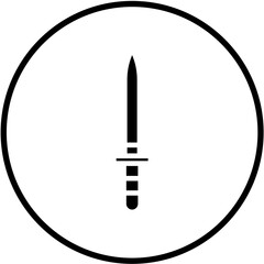 Vector Design Dagger Icon Style