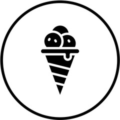 Vector Design Ice Cream Icon Style