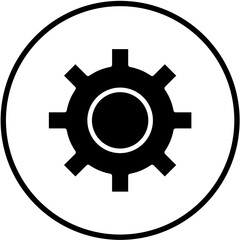 Vector Design Setting Icon Style