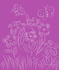 seamless floral background