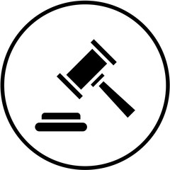 Vector Design Gavel Icon Style