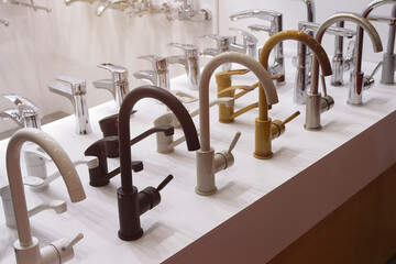 Mixers for water of different types and materials of manufacture