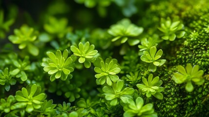 close up of green leaves