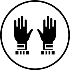 Vector Design Winter Gloves Icon Style