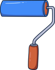 Paint Roller tool cartoon
