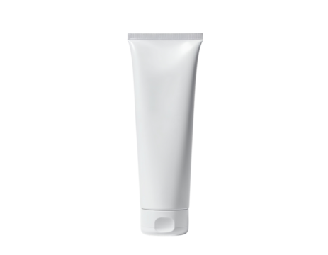 tube of cream isolated on white
