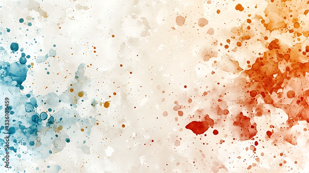 Poster abstract background texture with colorful splashes digital art modern design environment
