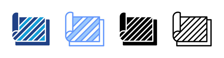 Advanced Materials icon set multiple style collection