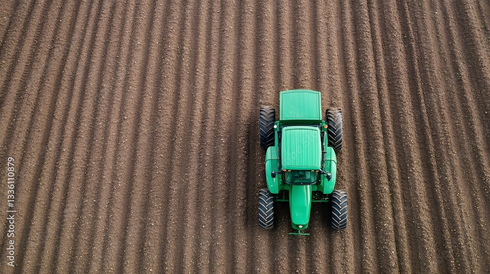 Poster precision farming interface projecting environmental data for optimized agriculture
