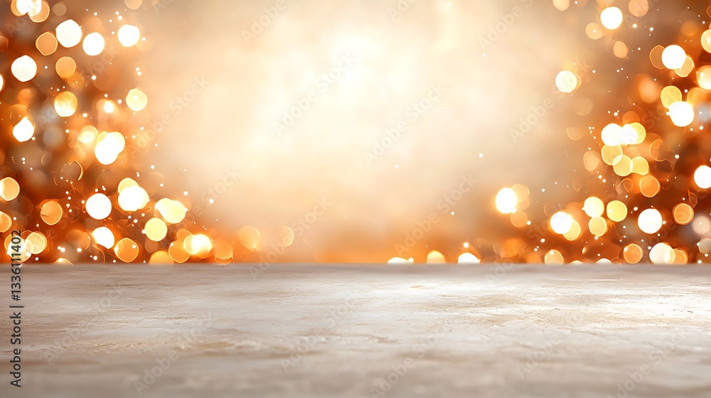 Poster abstract bokeh lights action studio photo background texture warm environment close-up concept