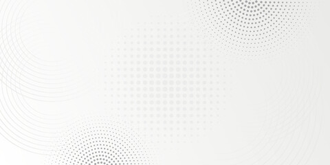 Abstract grey background with dynamic circle lines. modern background eps10
