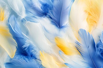 Obraz premium Soft, Pastel Feather Texture