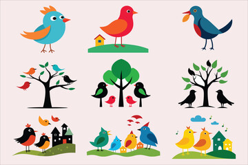 Obraz premium Picture of bird life style 