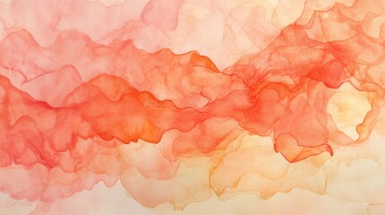 Fototapeta premium Warm coral and soft apricot tones blend into a calming abstract composition perfect for modern decor and artistic expression