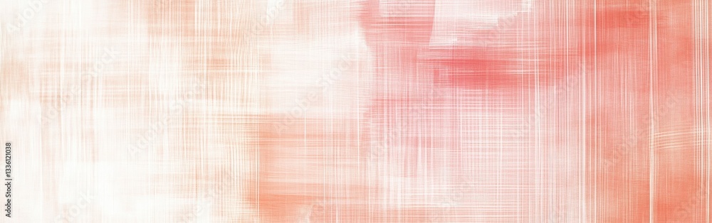 Poster soft pencil strokes create a fragmented gradient of warm colors and textures in a serene composition