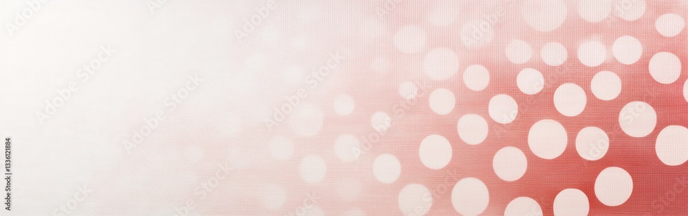 Aufkleber Soft blush pink and dusty rose gradient with white polka dots creating a gentle and inviting backdrop for various uses