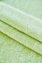 green towel background