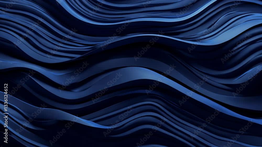 Poster current 3d digital sound waves or data transfer process. abstract concept of big data analysis, arti