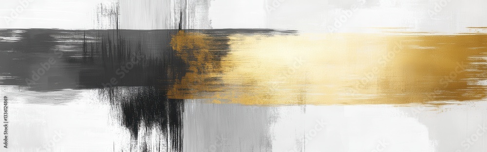 Poster elegant minimalist design featuring a pencil on a backdrop of sleek abstract colors and textures for