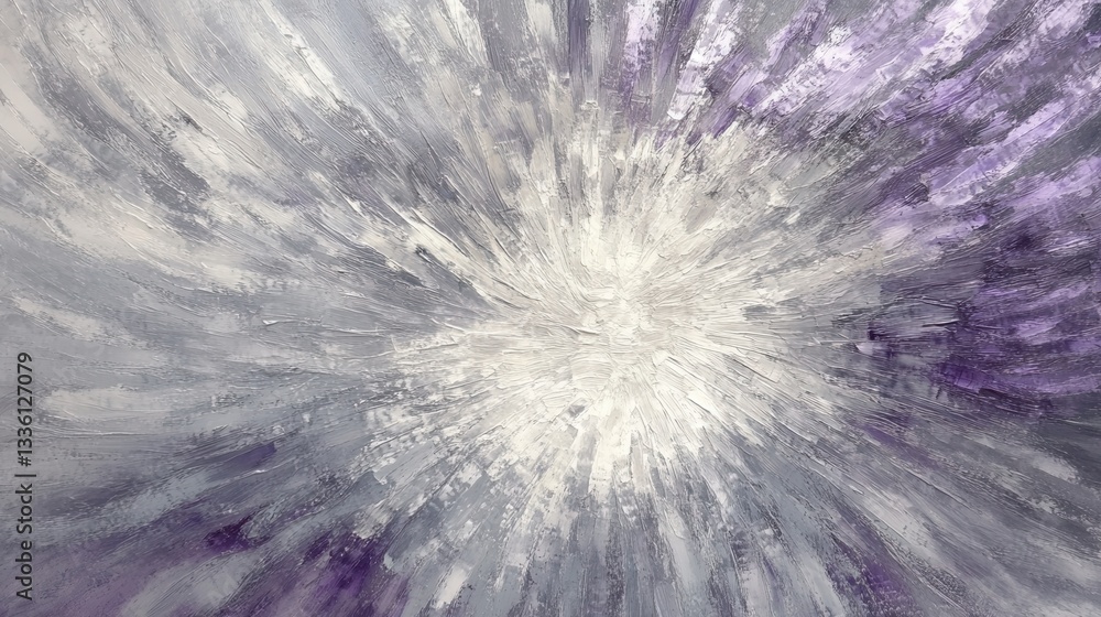 Fototapete circular brushstrokes and abstract pencil strokes create a dynamic visual experience in soft gray an