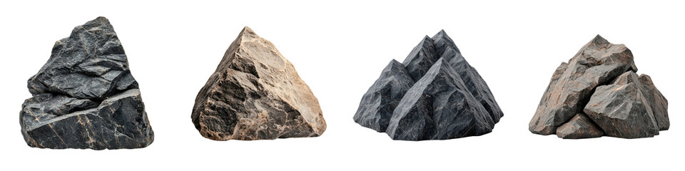 Collection of various rock and mineral formations showcasing the diverse textures colors and geological structures found in nature