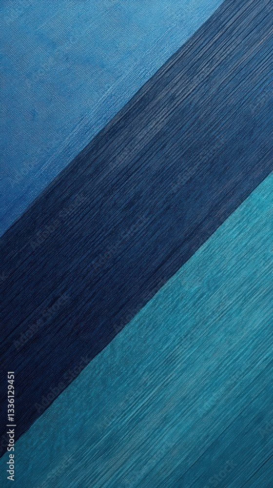 Poster textured diagonal stripe pattern showcasing rich blue and teal colors for creative design applicatio