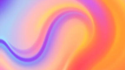 Fototapeta premium Colorful abstract rainbow waves with vibrant swirling patterns and light effects
