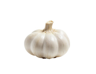 garlic isolated on white background