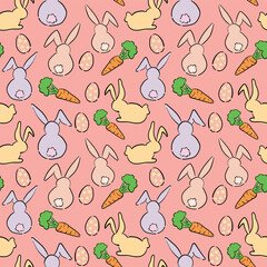 Easter rabbit pattern for your design.