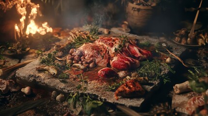 Beef organ meat preparation showcases the rising trend of nutrient-rich cooking for health enthusiasts