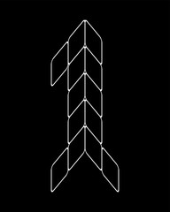 Outline Number 1 Minimalist vectors. This design is suitable for t-shirt, gamer, sports, construction, architecture, baseball, basketball, motorsport, sports car, motocross, etc.