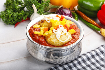 Indian cuisine Kashmari aloo dum
