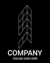 Minimalist Vector Outline Logo of number Nine. Construction style number logo. This design is perfect for T-shirts, construction, architecture, sports, motorsport, etc. Alphabet for kids to color.